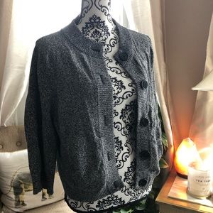 Dark loose cardigan